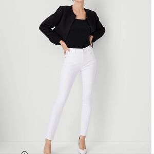 Ann Taylor Slim Fit  Classic Women's White Pocket Jeans